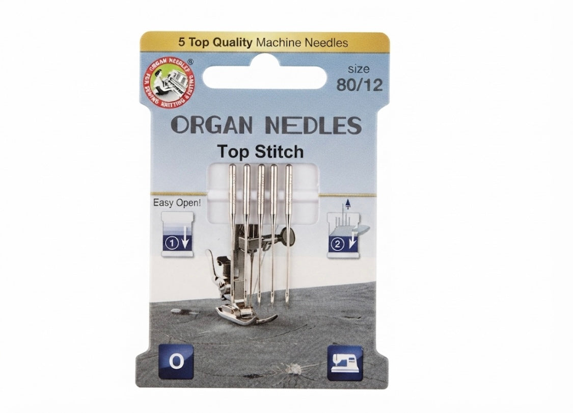 Organ Top Stitch 90/14, 5 neulaa
