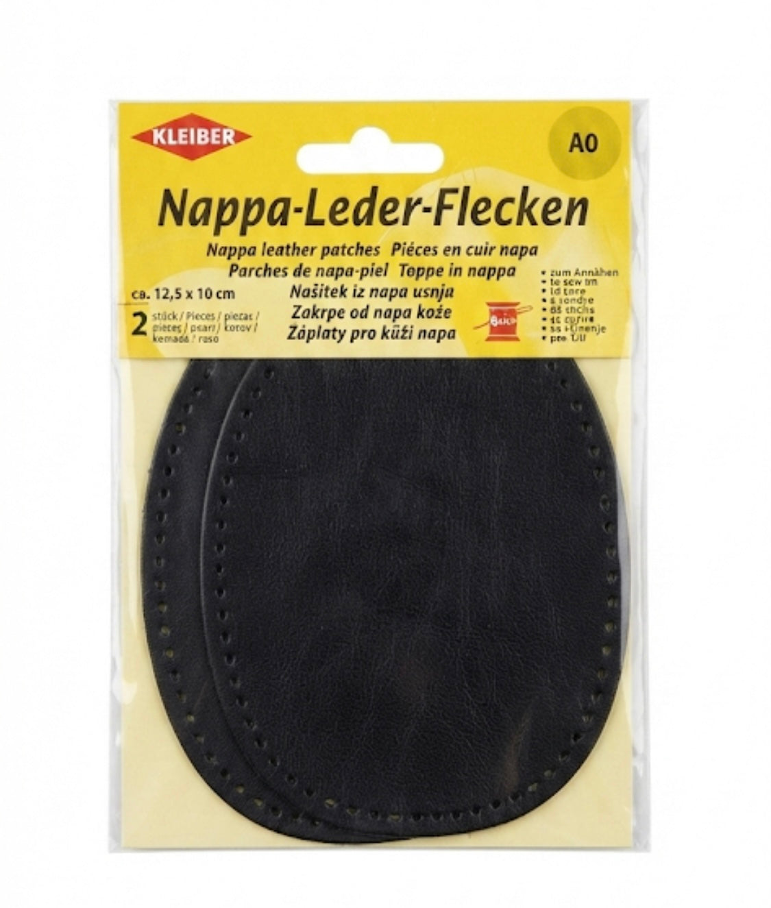 Kleiber 85006 Nappanahkapaikka, 2 kpl (ommeltava)