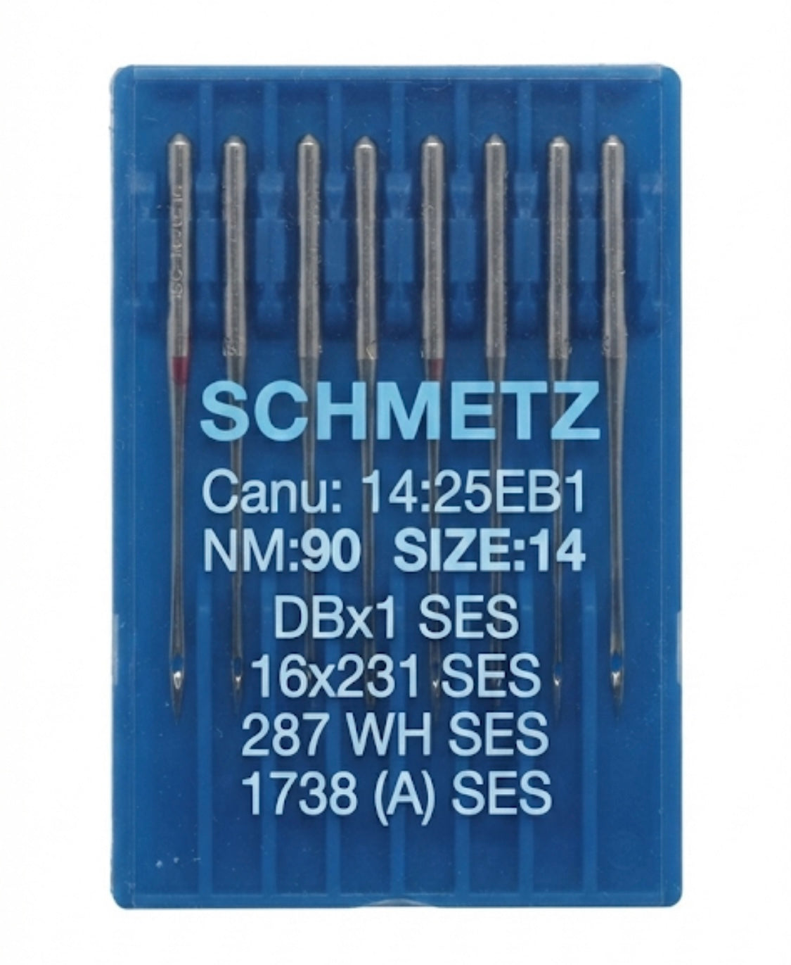 Schmetz DBx1 teollisuusneulat (70/10, 80/12, 90/14)