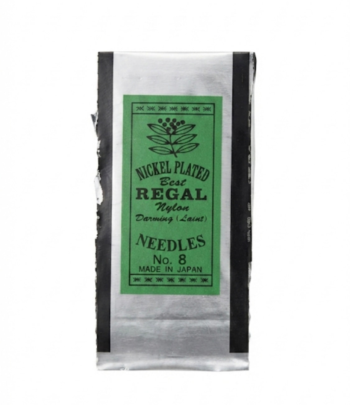 Regal Nickel Plated Needles, No. 8 (Nylon Darning)